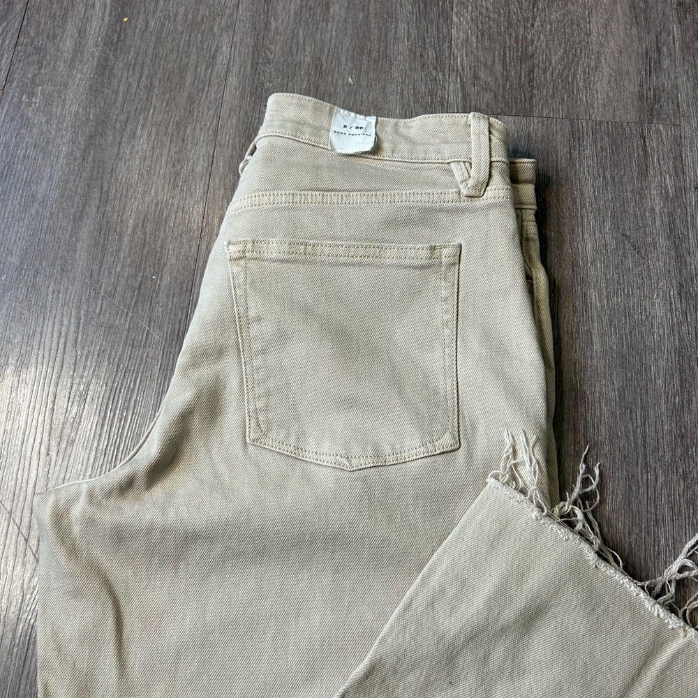 Good American good ease relaxed Beige Denim Pants - Picture 6 of 15